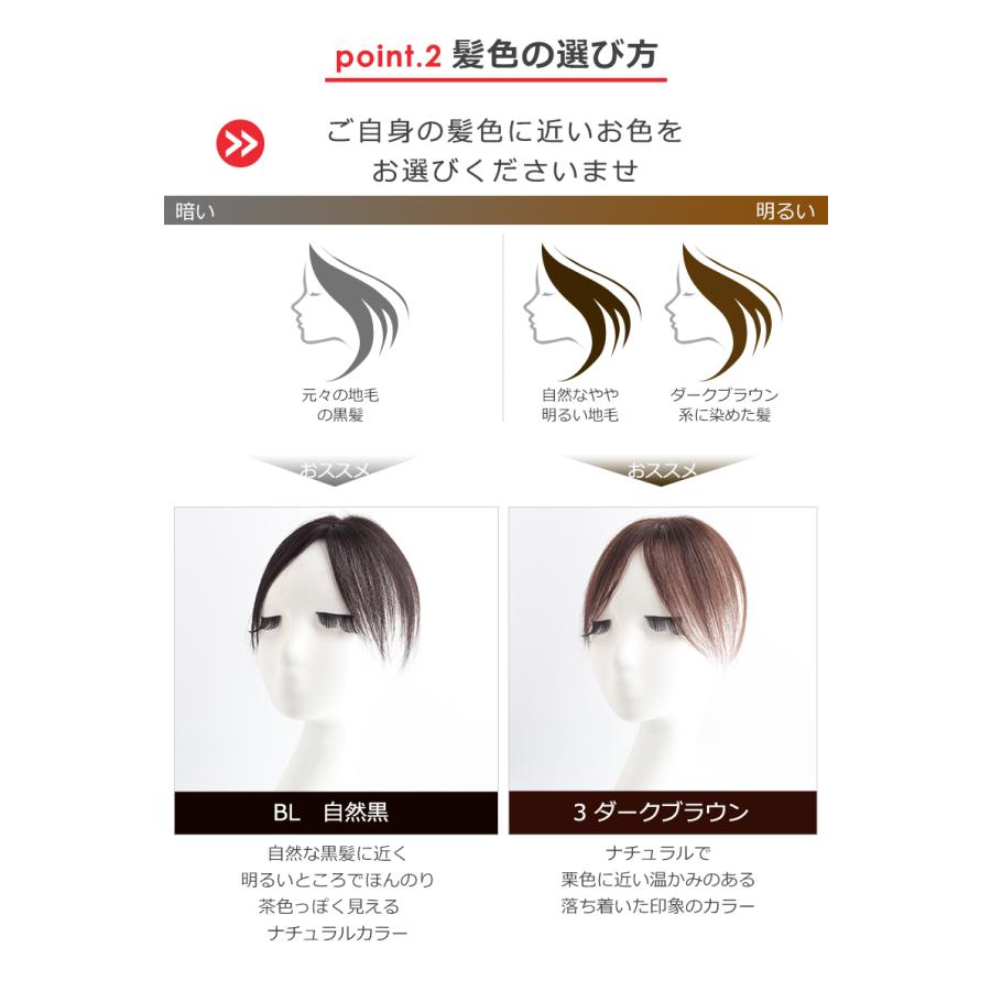 部分ウィッグ 全国カット 返品交換OK 小面積 4×8cm 頭頂部 人毛 自然 白髪隠し 地肌風総手植え ウィッグ 高品質 エレガント ふんわり 私元気 BHADS48_19