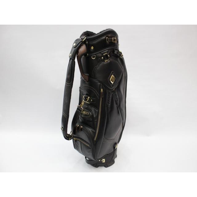 【新品】MAJESTY ゴルフバッグ キャディバッグ 黒 マルマン MAJESTY マジェスティ キャディバッグ ブラック 中古品 [6279