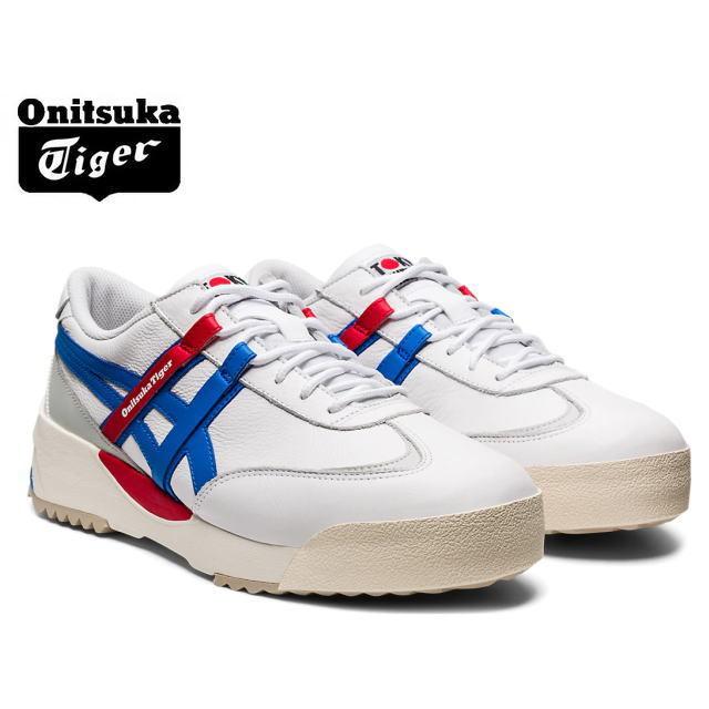 オニツカタイガー デリゲイション スニーカー メンズ レディース Onitsuka Tiger DELEGATION EX 101 WHITE/ELECTRIC BLUE｜premiumone