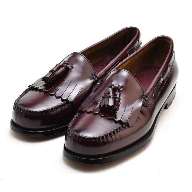 G.H.BASSバーガンディ レザー ローファー G.H.BASS（ジーエイチバス） バス ローファー レイトン バーガンディー