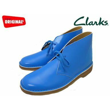 クラークス CLARKS 20352804 DESERT BOOT COBALT PATENT メンズ クラークス デザート ブーツ コバルト パテント 【送料無料】 Clarks（クラークス） デザートブーツ メンズ コバルトパテント ブーツ