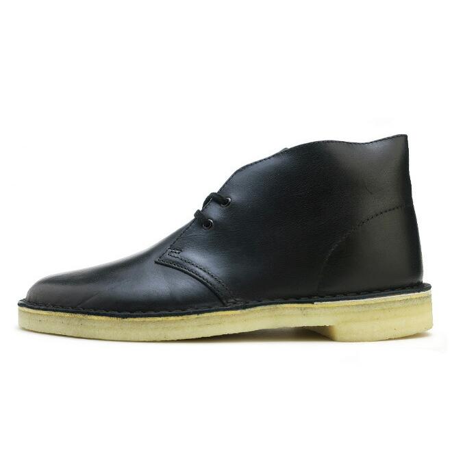 クラークス デザートブーツ メンズ ブラックレザー ブーツ Clarks DESERT BOOT 26128792 BLACK LEATHER US規格｜premiumone｜02