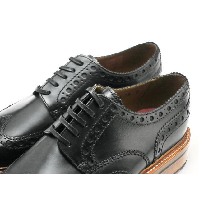 GRENSON（グレンソン） 靴 アーチー ウィングチップ ブラック カーフ