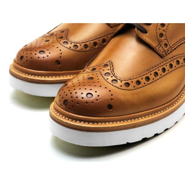 GRENSON（グレンソン） 靴 アーチー V ウィングチップ タン カーフ