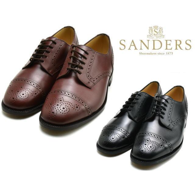 SANDERS 6720B サンダース ストレートチップUK 7サイズ