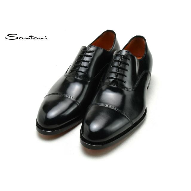 【新品/未使用 正規品】Santoni  ストレートチップ  サイズ 6 1/2 楽天市場】サントーニ Santoni ストレートチップ ブラック 06435
