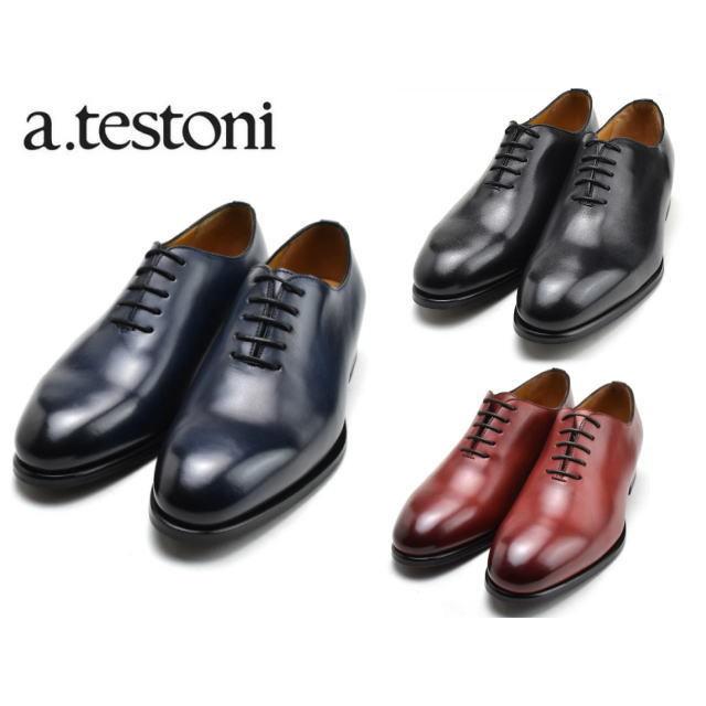a. testoni ア・テストーニ ホールカット プレーントゥ a a. testoni ア・テストーニ ホールカット プレーントゥ a