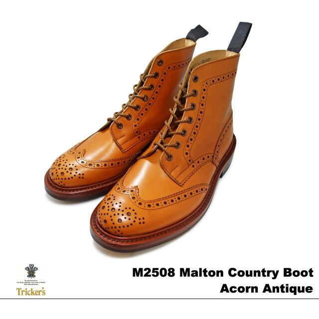 Tricker's 2508 カントリーブーツ UK8.0 エイコンアンティーク 2508-marron-l_01.jpg