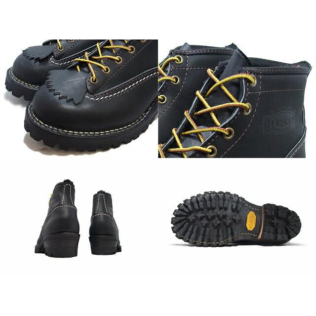 ウエスコ ジョブマスター Wesco JOBMASTER 6インチ 106100 ブラック ブラックソールの画像