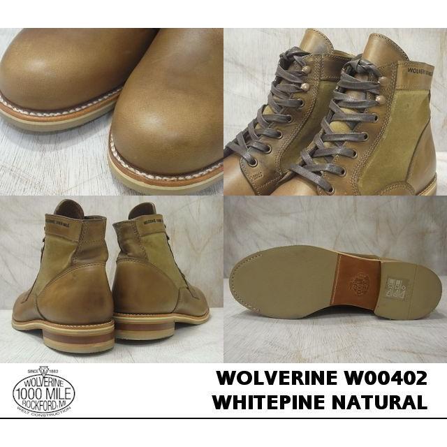 WOLVERINE（ウルヴァリン） 1000マイルブーツ ナチュラル ホーウィン