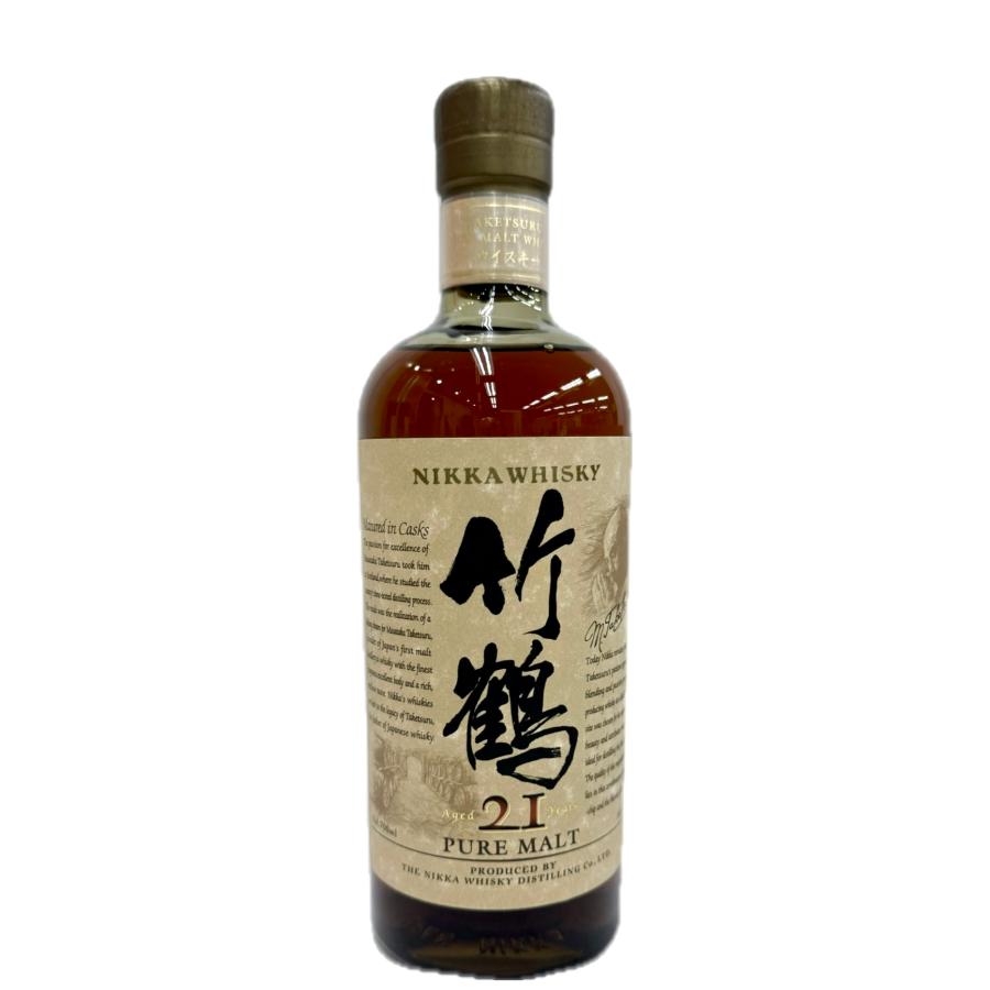 東京都内限定配送】NIKKA WHISKY ニッカ ウイスキー 竹鶴 21年 ピュア  