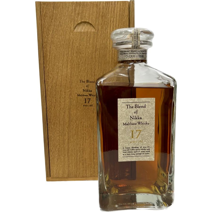 ニッカ　17年　NIKKA ザ ブレンド オブ ニッカ モルトベース 箱付❷ ニッカ 17年 NIKKA ザ ブレンド オブ ニッカ モルトベース 冊 箱付 未