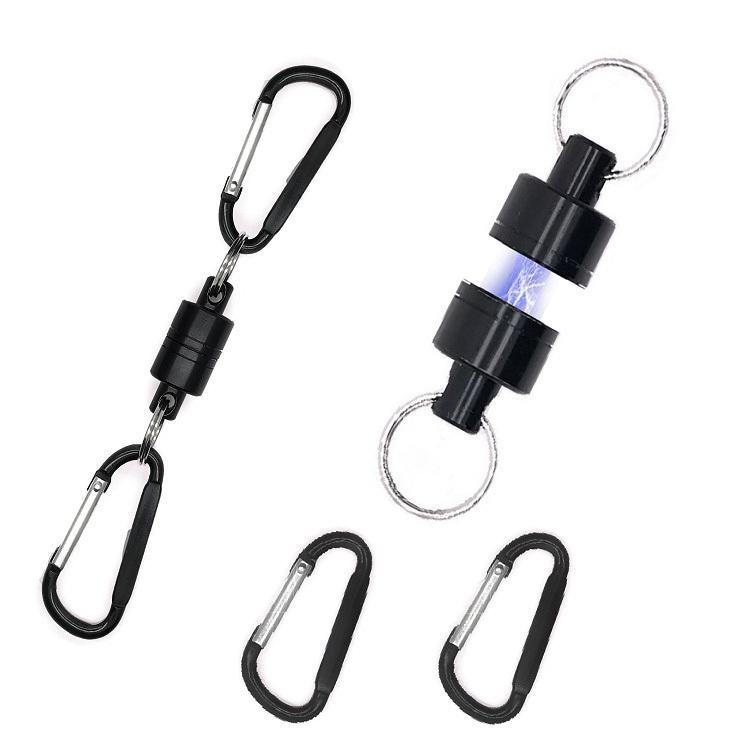 簡単付け外し マグネット ホルダー 2個セット カラビナ 4個付き キーホルダー マグネットリリーサー Premm Premm005 Premm 通販 Yahoo ショッピング