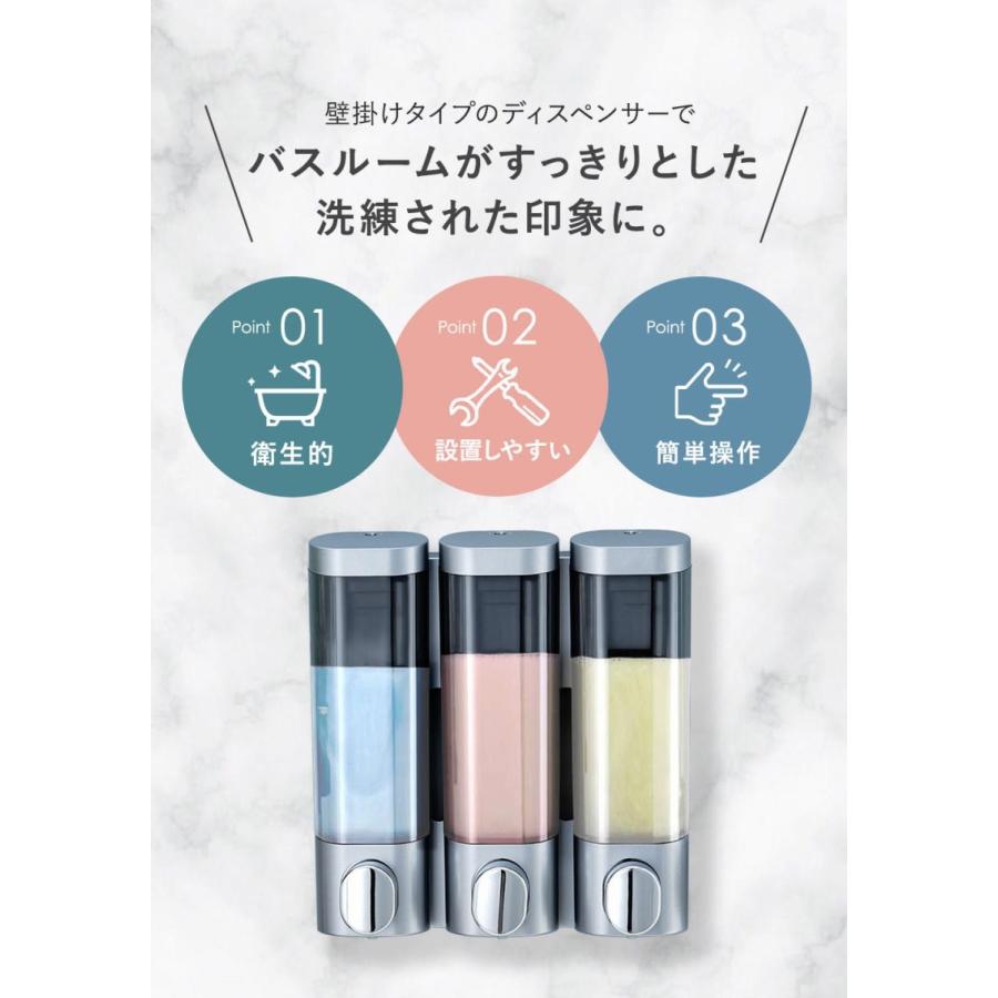 正規品 Premm マグネット 壁掛け式 シャンプー 用 ディスペンサー ボトル ユニットバス用 トリプル 8 6入庫予定 Rremm003imp Premm 通販 Yahoo ショッピング