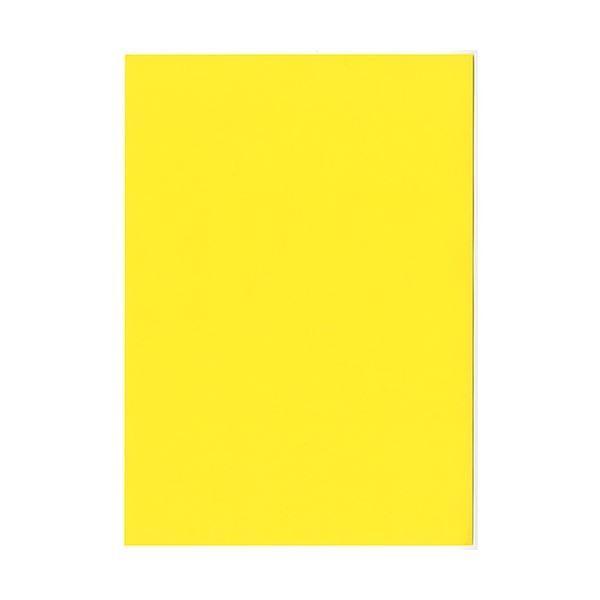 北越コーポレーション 紀州の色上質 A4 Y目 超厚口 黄 1箱(800枚：100枚×8冊)