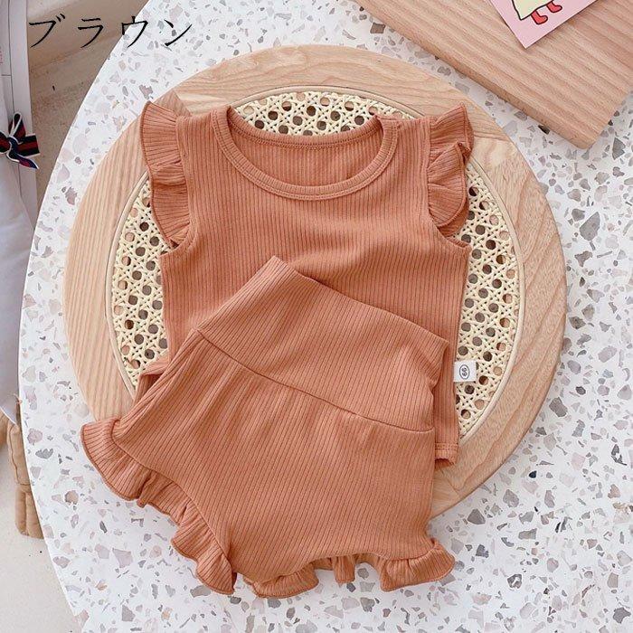 お買得 ウエア ベビー服 夏服 セットアップ 女の子 新生児 2点セット 夏服ベビー服女の子セットアップ2点セット新生児純綿ロンパース バンド姉妹ハイウエストパンツ保育園ベビー用品ノースリーブ Www Threeriversofs Com