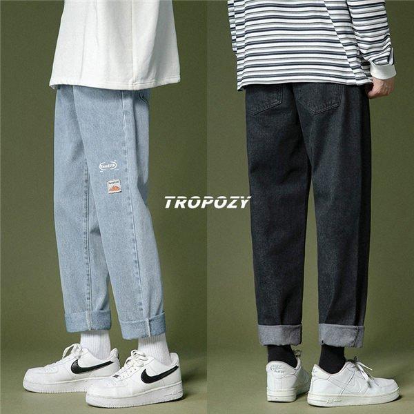 激安ブランド ボトムス パンツ ワイドパンツ メンズ バギーパンツ 黒デニムパンツ 太め ワイドパンツ メンズ バギーパンツ 黒デニムパンツ 太め ゆったり ウォッシュ加工 デニムパンツ 美シルエット 美脚 韓国風 春夏秋 Www Threeriversofs Com