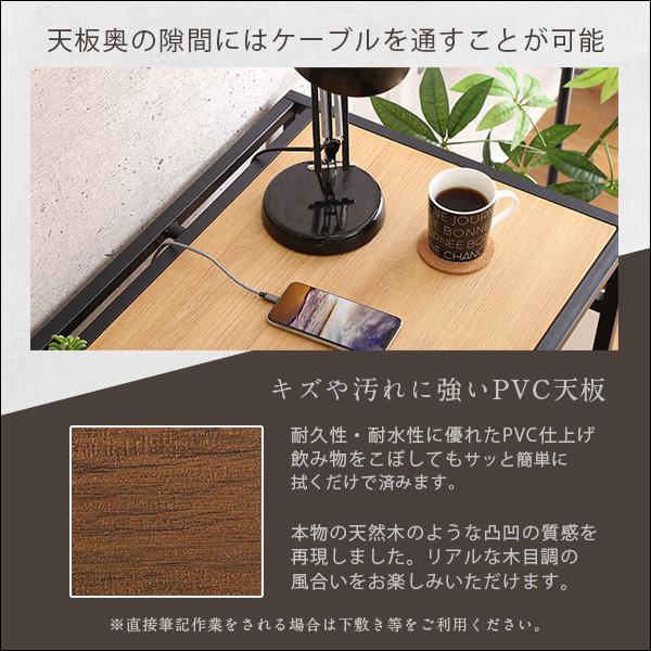 デスク+チェアセット ヴィンテージ風コンパクトデスク＆チェアセット