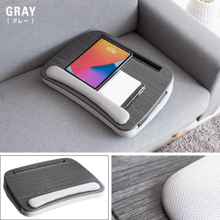 膝上テーブル テーブルクッション Praco プラコ マウストレー付き スマホ タブレットスタンド リストレスト 完成品 CN-80T | 宮武製作所 | 18