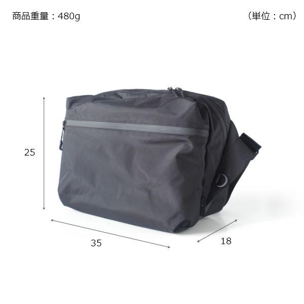 Luminous ショルダーバッグ 15L 撥水 レディース メンズ ビジネスバッグ 斜めがけ 軽量 シンプル ブラック 通勤 通学 大容量 NoiR | ブランド登録なし | 15