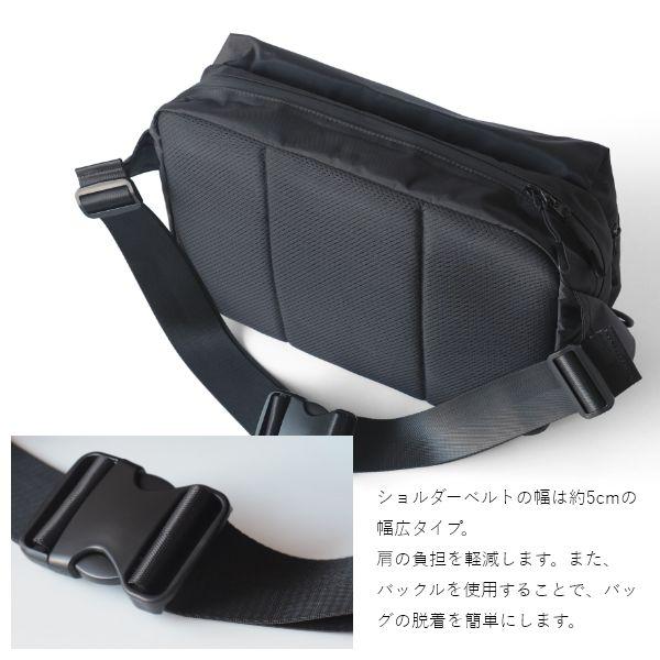 Luminous ショルダーバッグ 15L 撥水 レディース メンズ ビジネスバッグ 斜めがけ 軽量 シンプル ブラック 通勤 通学 大容量 NoiR | ブランド登録なし | 07