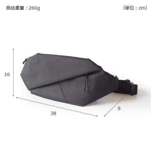 Flask ショルダーバッグ ボディバッグ メンズ レディース 撥水 ワンショルダー 軽量 スポーツバッグ バッグ 斜め掛け ブラック NoiR | ブランド登録なし | 13
