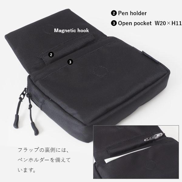 軽量 撥水 2way ショルダーバッグ ブラック メンズ レディース 斜めがけ ポーチ ウエストバッグ 小さい 通勤 通学 NoiR Switch | ブランド登録なし | 07