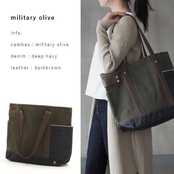 Hill's Side House×J.W.Davis 防水帆布トートバッグ キャンバス レディース ユニセックス パラフィン加工 大容量 A4 PC | ブランド登録なし | 02
