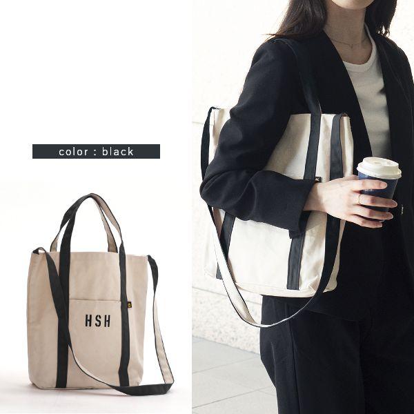 Hill's Side House 2way帆布トートバッグ レディース ユニセックス ショルダーバッグ サブバッグ パラフィン加工 軽い 軽量 A4 | ブランド登録なし | 02