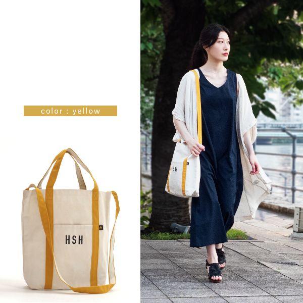 Hill's Side House 2way帆布トートバッグ レディース ユニセックス ショルダーバッグ サブバッグ パラフィン加工 軽い 軽量 A4 | ブランド登録なし | 03