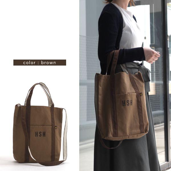 Hill's Side House 2way帆布トートバッグ レディース ユニセックス ショルダーバッグ サブバッグ パラフィン加工 軽い 軽量 A4 | ブランド登録なし | 04