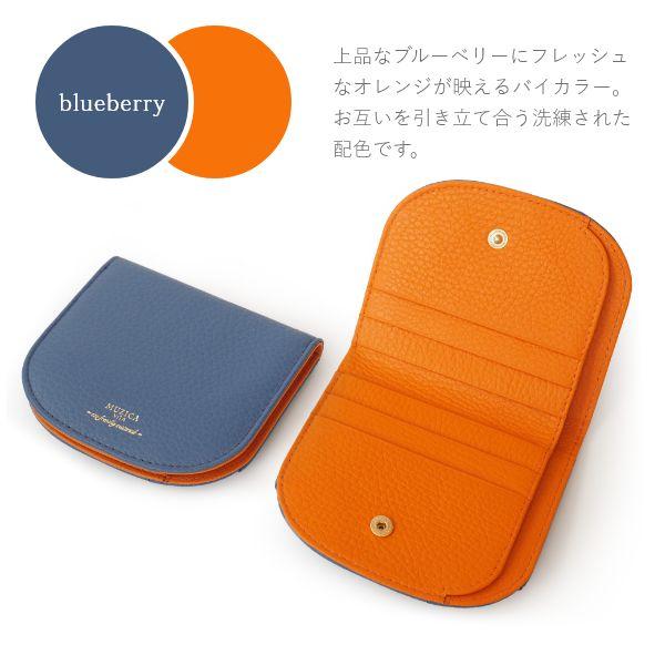 イタリアンレザー バイカラー 二つ折り財布 財布 レディース 二つ折り 小さい財布 ミニウォレット 大容量 カード収納 シンプル かわいい おしゃれ | ブランド登録なし | 09