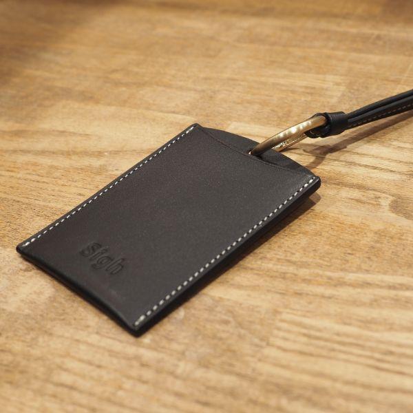 IDカードホルダー 革 レザー おしゃれ 縦 ネックストラップ レディース ID カードホルダー 首掛け 大人 就職祝い プレゼント ブランド Sigh | ブランド登録なし | 01
