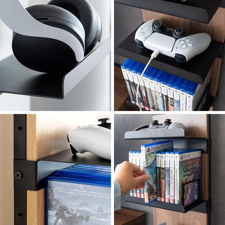 宮武製作所 ゲーム機ラック デザイナーズゲームラック プレステ5収納