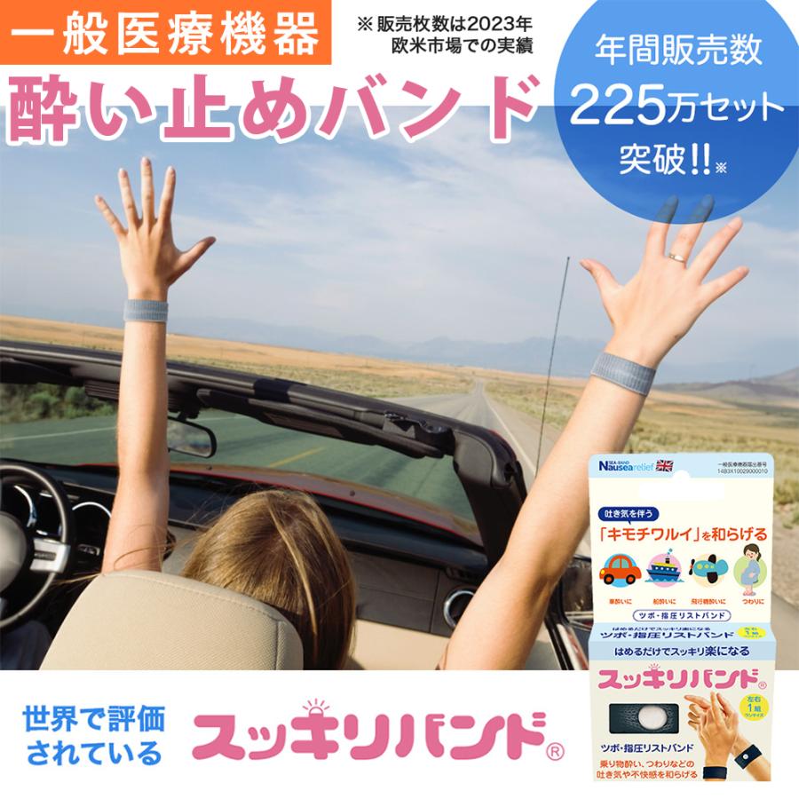 一般医療機器 正規品】スッキリバンド 酔い止めバンド 酔い止めリスト