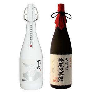 日本酒 飲み比べ 父の日 退職祝い ギフト 贈り物 おしゃれ 純米吟醸 あまみず × 大吟醸 笹屋茂左衛門 720mlセット｜present｜06