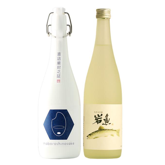 お歳暮 プレゼント 日本酒 ギフト 男性 女性 おしゃれ 退職祝い 純米大吟醸 原酒 棚田コシヒカリ幻の酒 金升 純米大吟醸 岩魚 7ml 2本セット 2set Makuakekanemasu Iwana 新潟地酒専門店 幻の酒 通販 Yahoo ショッピング