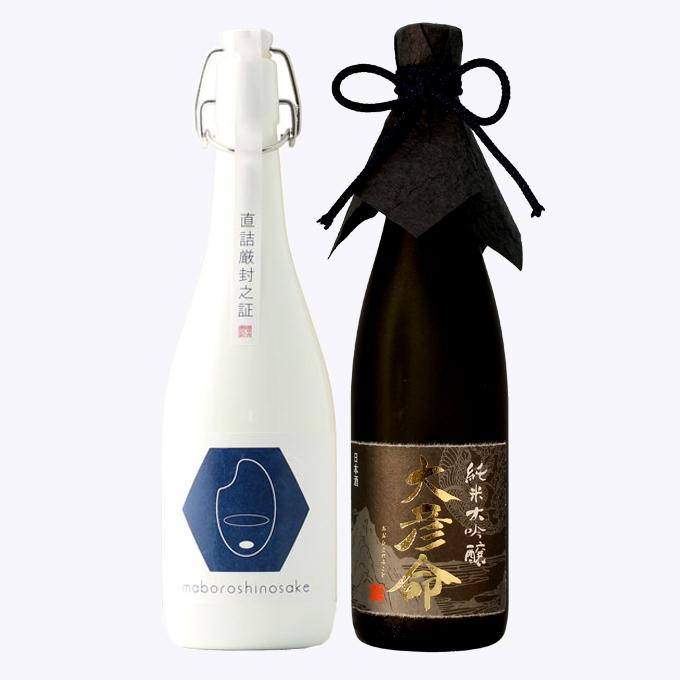 お歳暮 プレゼント 日本酒 ギフト 男性 女性 おしゃれ 退職祝い 純米大吟醸 原酒 棚田コシヒカリ幻の酒 金升 純米大吟醸 大彦命 7ml 2本セット 2set Makuakekanemasu Ohiko 新潟地酒専門店 幻の酒 通販 Yahoo ショッピング