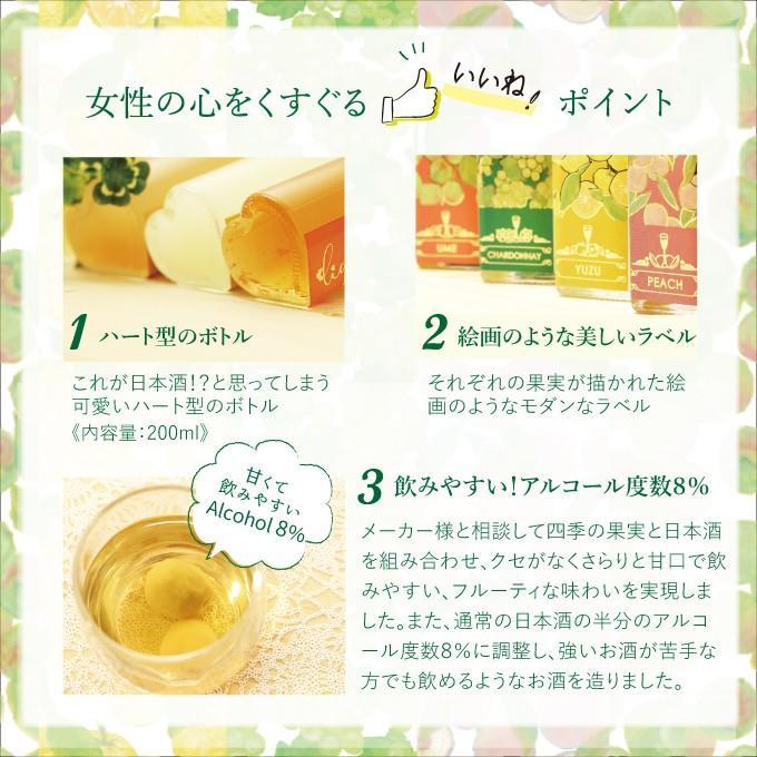 お歳暮 ギフト お酒 プレゼント 女性 果実酒 飲み比べセット 果実リキュール Amule アミュレ（200ml×4種） ソーシャルギフト | 柏露 | 04