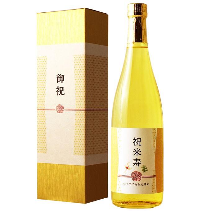 米寿のお祝い プレゼント 88歳 男性 女性 父 母 ギフト 贈り物 日本酒 純米大吟醸 長寿祝い酒 米寿祝い 金箔入り日本酒 720ml 化粧箱入 Chouju Beiju S 新潟地酒専門店 幻の酒 通販 Yahoo ショッピング