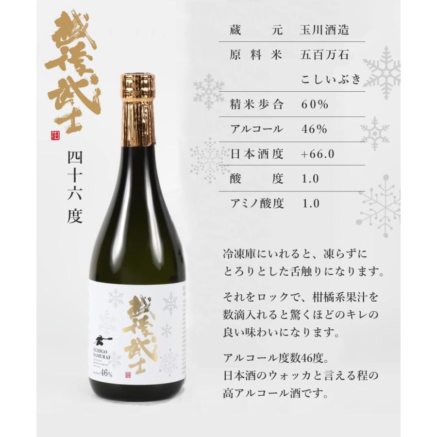 日本酒 リキュール【越後武士 高アルコール46度】 玉川酒造 720ml 新潟