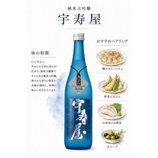 日本酒  純米大吟醸 宇寿屋 720ml 福顔酒造 ギフト プレゼント おしゃれ 内祝い 結婚祝い 出産内祝い |  | 08