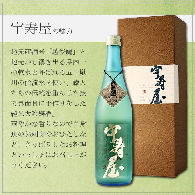 日本酒  純米大吟醸 宇寿屋 720ml 福顔酒造 ギフト プレゼント おしゃれ 内祝い 結婚祝い 出産内祝い |  | 03