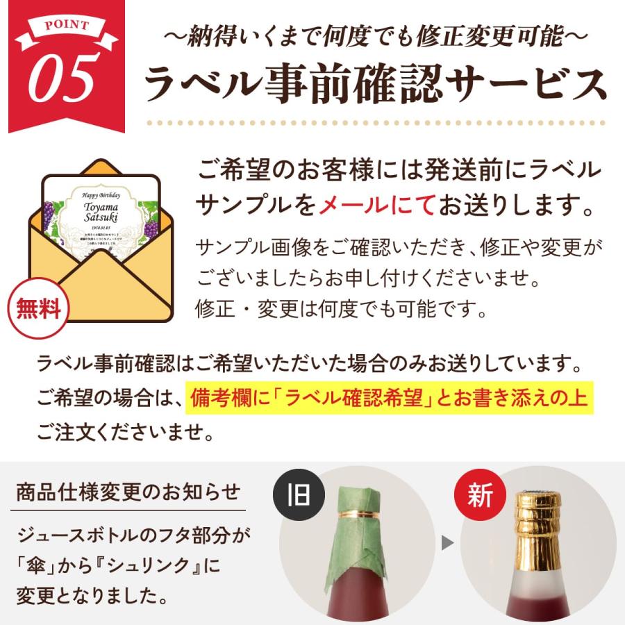 名入れギフト 巨峰100％の珍しい葡萄ジュース 誕生日の新聞付き  名前入りジュース 500ml 専用化粧箱入り 結婚 出産  還暦 古希 喜寿 傘寿 米寿 卒寿 百寿 |  | 18
