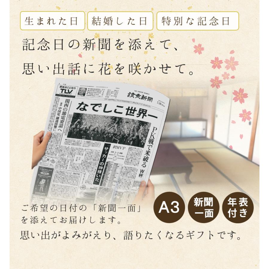 名入れ 甘酒 ギフト 記念日 新聞付きギフトセット 500ml×2本 還暦のお祝い 古希のお祝い 喜寿 米寿 百寿 誕生日 プレゼント 内祝い |  | 03