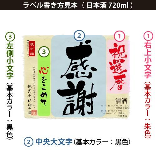 還暦祝い 記念日の新聞付き名入れ酒 日本酒 純米大吟醸酒 華一輪 720ml プレゼント 父 母 名入れ 60歳 父の日 退職祝い ギフト 還暦｜present｜03