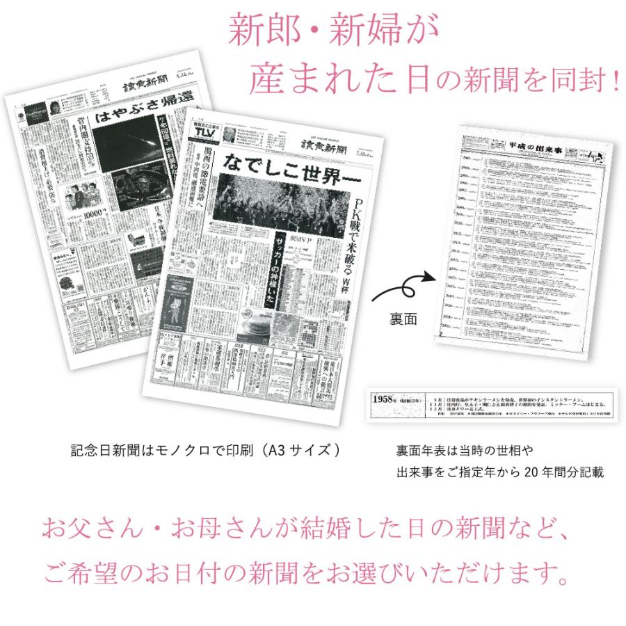 結婚式 両親 贈呈品 名入れ酒 プレゼント ギフト 披露宴 記念品 感謝 おしゃれ 720ml 風呂敷桐箱-金箔入-日本酒-記念日の新聞付き |  | 03