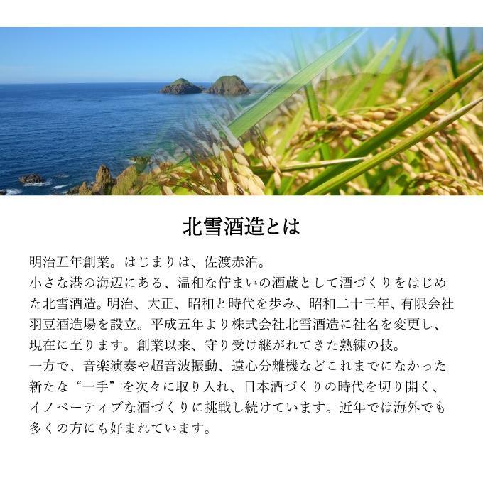 お年賀 日本酒 飲み比べ ギフト プレゼント 北雪 【大吟醸YK35×純米大吟醸YK35】 720ml 2本セット ソーシャルギフト |  | 01