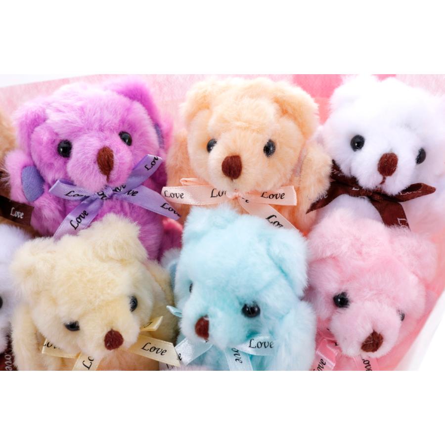 大特価 誕生日 結婚式 発表会 記念日 卒業 入学 母の日 クリスマス サプライズ プレゼント くま束 国内製作 送料無料 カラフルハーモニー くま11匹 Materialworldblog Com