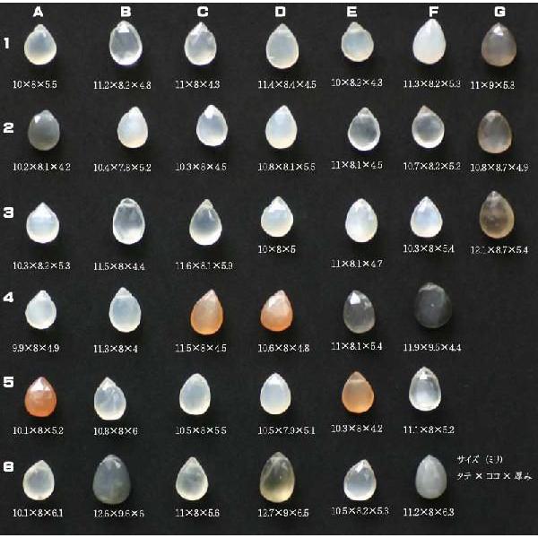 ムーンストーン　K10　ゴールド　天然石　ペンダントトップ | ブランド登録なし | 01